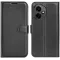 Coque portefeuille Phonesta Litchi Skin pour HONOR 400 - Noir
