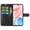 Coque portefeuille Phonesta Litchi Skin pour HONOR 400 Pro - Noir 3