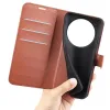 Coque portefeuille Phonesta Litchi Skin pour HONOR Magic8 Lite - Marron 5
