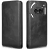 Coque portefeuille Phonesta Leather Vertical Flip pour Nothing Phone (2a) / (2a) Plus - Noir