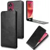 Coque portefeuille Phonesta Leather Vertical Flip pour Motorola Edge 50 Fusion - Noir 2