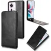 Coque portefeuille Phonesta Leather Vertical Flip pour Oppo Reno11 F 5G - Noir 2