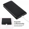 Coque portefeuille Phonesta Leather Vertical Flip pour Samsung Galaxy S24 FE - Noir 4