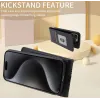 Coque portefeuille Phonesta Leather Vertical Flip pour Realme C63/C61 / Note 60 - Noir 5
