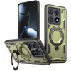 Coque arrière Phonesta MagLock Armor anneau et MagSafe pour Xiaomi 14T - Vert