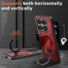 Coque arrière Phonesta MagLock Armor anneau et MagSafe pour Xiaomi 14T - Rouge 1