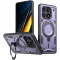 Coque arrière Phonesta MagLock Armor anneau et MagSafe pour Xiaomi Poco X6 Pro - Violet