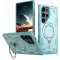Coque arrière Phonesta MagLock Armor anneau et MagSafe pour Samsung Galaxy S25 Ultra - Bleu clair