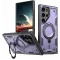 Coque arrière Phonesta MagLock Armor anneau et MagSafe pour Samsung Galaxy S25 Ultra - Violet