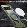 Coque arrière Phonesta MagLock Armor anneau et MagSafe pour Google Pixel 9 Pro XL - Vert 3