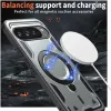 Coque arrière Phonesta MagLock Armor anneau et MagSafe pour Google Pixel 9 / 9 Pro - Gris 3