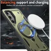 Coque arrière Phonesta MagLock Armor anneau et MagSafe pour Samsung Galaxy A16 - Vert 3
