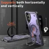 Coque arrière Phonesta MagLock Armor anneau et MagSafe pour Samsung Galaxy A16 - Violet 2