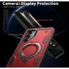 Coque arrière Phonesta MagLock Armor anneau et MagSafe pour Samsung Galaxy A16 - Rouge 6