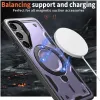 Coque arrière Phonesta MagLock Armor anneau et MagSafe pour Samsung Galaxy S24 FE - Violet 3