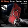 Coque arrière Phonesta MagLock Armor anneau et MagSafe pour Samsung Galaxy S24 FE - Rouge 4