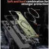 Coque arrière Phonesta MagLock Armor anneau et MagSafe pour Samsung Galaxy S24 Ultra - Vert 5