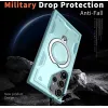 Coque arrière Phonesta MagLock Armor anneau et MagSafe pour Samsung Galaxy S24 Ultra - Bleu clair 4