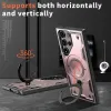 Coque arrière Phonesta MagLock Armor anneau et MagSafe pour Samsung Galaxy S24 Ultra - Or rose 2