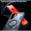 Coque arrière Phonesta MagLock Armor anneau et MagSafe pour Samsung Galaxy A26 - Bleu foncé 5