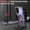 Coque arrière Phonesta MagLock Armor anneau et MagSafe pour Samsung Galaxy A36/A56 - Violet 2