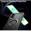 Coque arrière Phonesta MagLock Armor anneau et MagSafe pour Samsung Galaxy S25 Edge - Noir 5