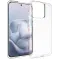 Coque arrière en silicone Phonesta Pure Clear pour Motorola Edge 70 Fusion - Transparent