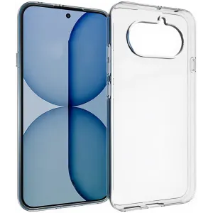 Coque arrière en silicone Phonesta Pure Clear pour Nothing Phone (4a) - Transparent