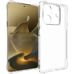 Coque arrière en silicone Phonesta Pure Shockproof pour Motorola Signature - Transparent