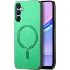 Coque arrière Phonesta Retro Vegan Leather MagSafe pour Samsung Galaxy A15 4G/5G - Vert
