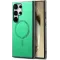 Coque arrière Phonesta Retro Vegan Leather MagSafe pour Samsung Galaxy S25 Ultra - Vert