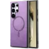 Coque arrière Phonesta Retro Vegan Leather MagSafe pour Samsung Galaxy S25 Ultra - Violet