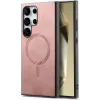 Coque arrière Phonesta Retro Vegan Leather MagSafe pour Samsung Galaxy S25 Ultra - Rose