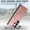 Coque arrière Phonesta Retro Vegan Leather MagSafe pour Samsung Galaxy S25 Ultra - Rose 2