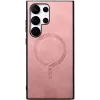 Coque arrière Phonesta Retro Vegan Leather MagSafe pour Samsung Galaxy S25 Ultra - Rose 5