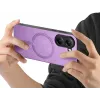 Coque arrière Phonesta Retro Vegan Leather MagSafe pour Xiaomi Poco X7 Pro - Violet 3