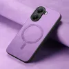 Coque arrière Phonesta Retro Vegan Leather MagSafe pour Xiaomi Poco X7 Pro - Violet 4