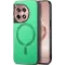 Coque arrière Phonesta Retro Vegan Leather MagSafe pour OnePlus 12R - Vert