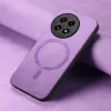 Coque arrière Phonesta Retro Vegan Leather MagSafe pour OnePlus 13R - Violet 4