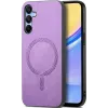 Coque arrière Phonesta Retro Vegan Leather MagSafe pour Samsung Galaxy A16 - Violet