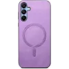 Coque arrière Phonesta Retro Vegan Leather MagSafe pour Samsung Galaxy A16 - Violet 2