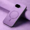 Coque arrière Phonesta Retro Vegan Leather MagSafe pour Google Pixel 9a - Violet 4