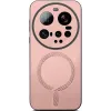 Coque arrière Phonesta Retro Vegan Leather MagSafe pour Xiaomi 15 Ultra - Rose 1