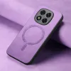 Coque arrière Phonesta Retro Vegan Leather MagSafe pour Xiaomi Redmi Note 14 Pro 5G / Xiaomi Poco X7 - Violet 4