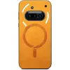 Coque arrière Phonesta Retro Vegan Leather MagSafe pour Nothing Phone (3a) - Orange 2