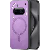 Coque arrière Phonesta Retro Vegan Leather MagSafe pour Nothing Phone (3a) - Violet