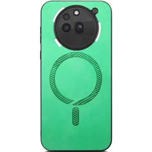 Coque arrière Phonesta Retro Vegan Leather MagSafe pour Nothing Phone (3a) Pro - Vert