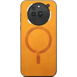 Coque arrière Phonesta Retro Vegan Leather MagSafe pour Nothing Phone (3a) Pro - Orange