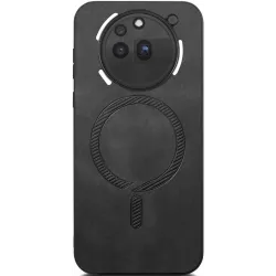 Coque arrière Phonesta Retro Vegan Leather MagSafe pour Nothing Phone (3a) Pro - Noir