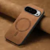 Coque arrière Phonesta Retro Vegan Leather MagSafe pour Google Pixel 10 Pro XL - Marron 4